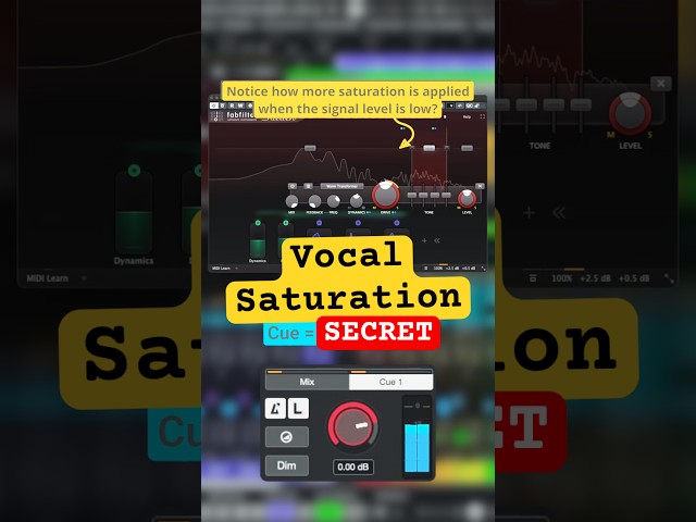 This 8 Saturator Trick Is Wild #audioengineering #vocals #mixing