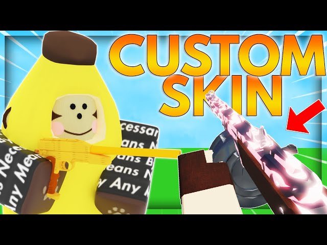 How to get *CUSTOM COLOUR* Weapon Skins in arsenal.. (Roblox Arsenal)
