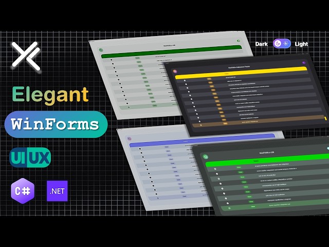 Stop Using Ugly WinForms Controls. KimTools Is What Modern WinForms Should Look Like in 2026