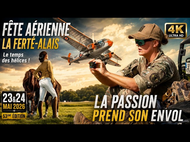 La Ferté Alais 2026 Rapport complet Meeting Aérienne "Le temps Des Hélices"  Airshow 2026.4Kᵁᴴᴰ