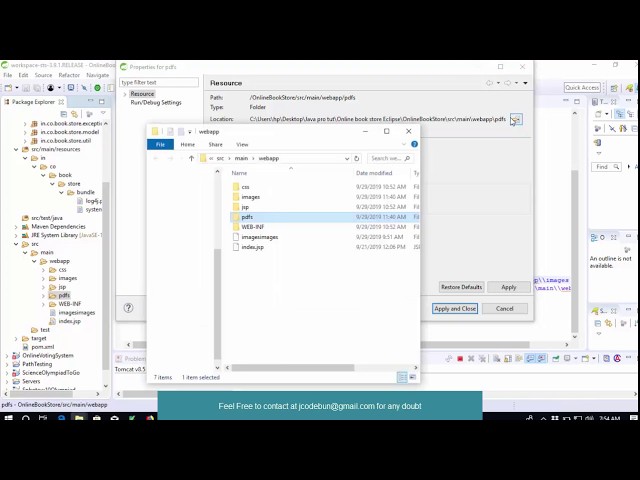 Online book store project in java with source code || Step by step configuration