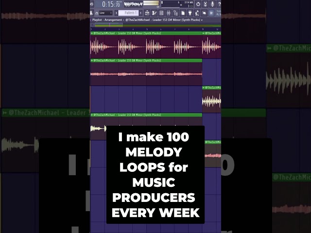 I make 100 Melodies for Music Producers EVERY WEEK