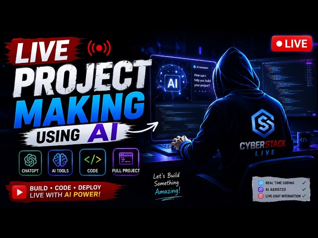 🚀 Building a FULL AI Project LIVE | Coding With ChatGPT