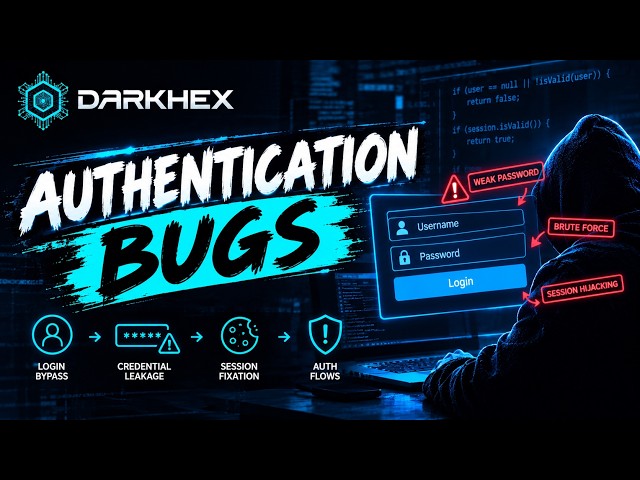Authentication Bugs Explained 🔐 | Common Web Security Vulnerabilities