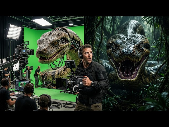 How They Made the GIANT Anaconda for Movies 🐍🎬  CGI vs Real