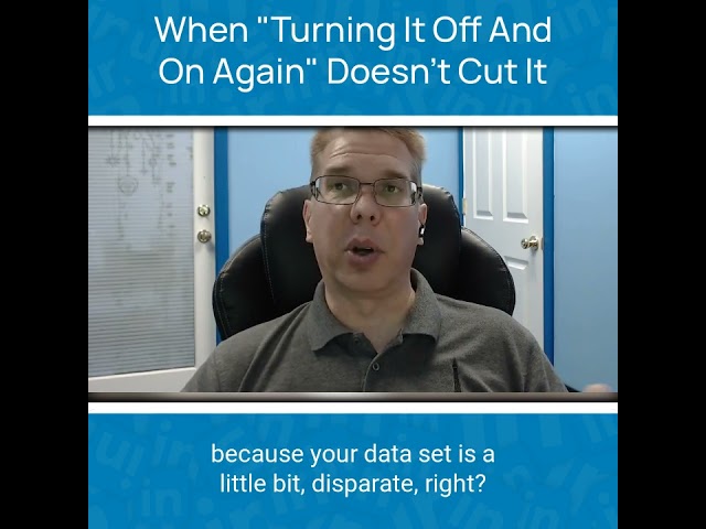 When "Turning It Off and On Again" Doesn't Cut It | SQL Server Consulting and Management Services.