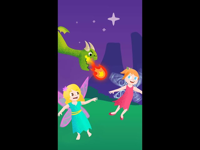 DRAGON VS FAiRY!! Adley and Niko help their fairy friends and are chased by dragons #Shorts