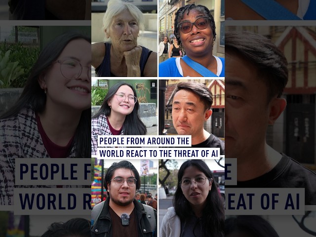 People from around the world react to the threat of AI