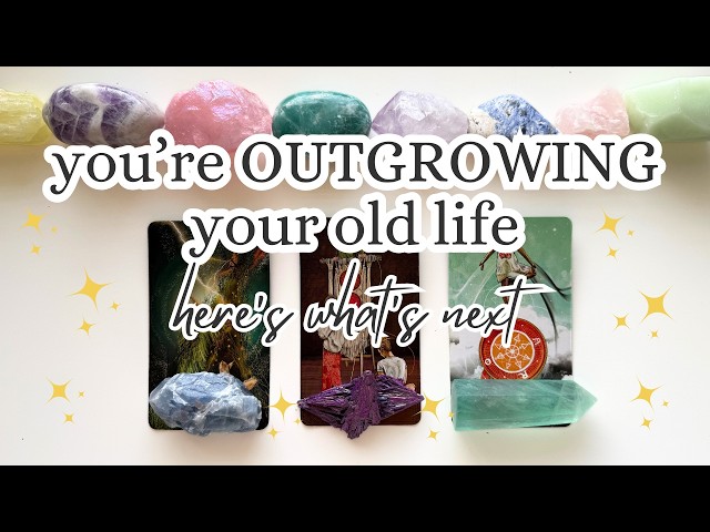 ⚡️You're OUTGROWING your old life. Here's what's CHANGING 🌱 Pick-a-card tarot reading
