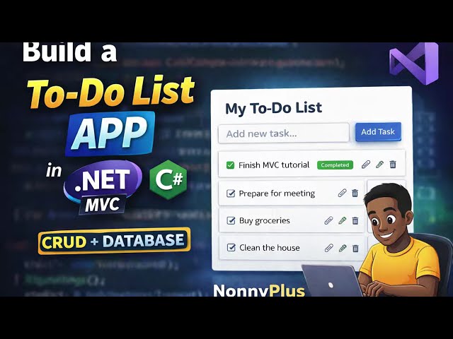 Build a To-Do List App in ASP.NET MVC & C# | Classic + Modern UI | Beginner Friendly