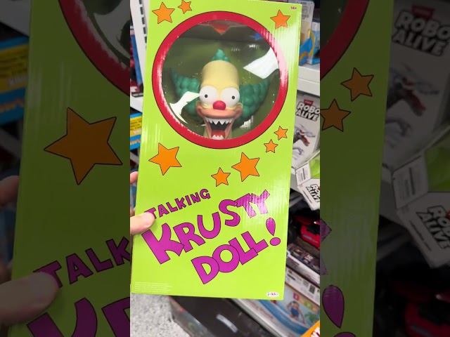 Found the Talking Krusty Doll at Ross today!