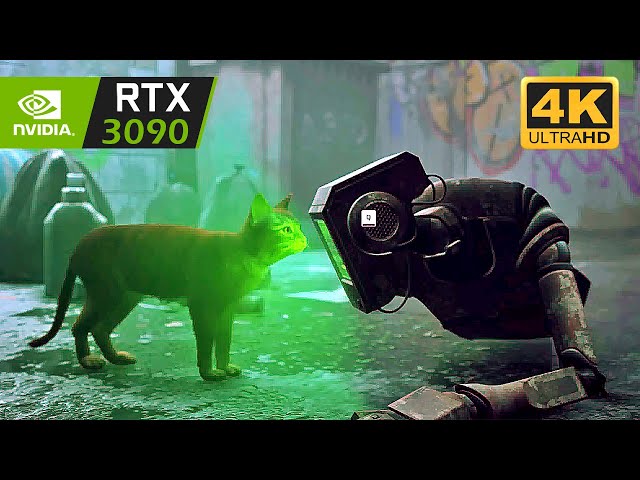 STRAY - 4K PC Gameplay Walkthrough - Dead City & Escape Mission (Part 2)
