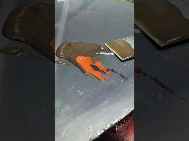 Colour Mixing ASMR | Pantone 728 | Satisfying Letterpress Printing at Robert Smail’s Printing Works