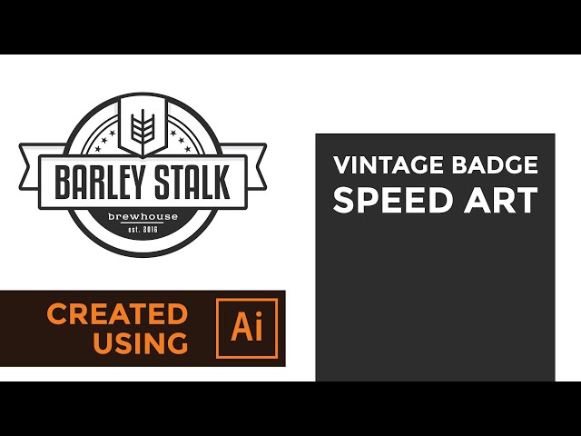 How To Design A Badge Logo In Adobe Illustrator