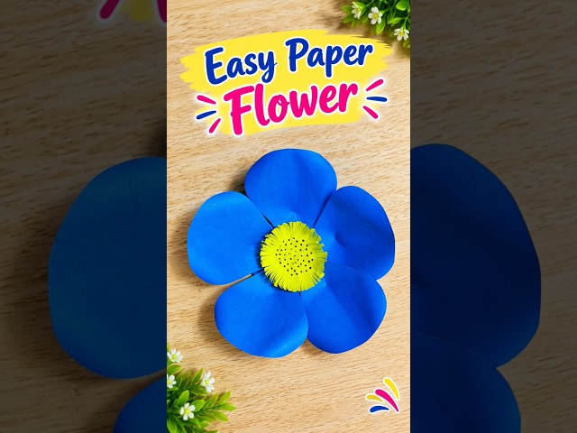 Easy Paper Flower | DIY Paper Flower #paperflower #flowermaking #flowercraft #flowers