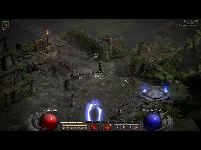 Diablo II: Resurrected - Hardcore Sorceress Nightmare - Live!