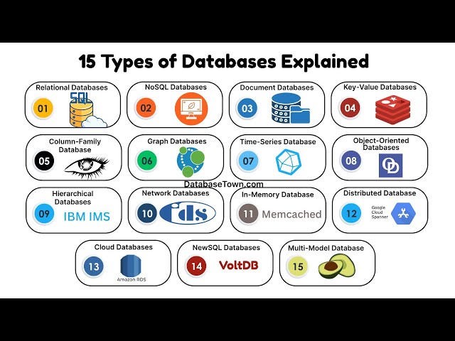Types of Databases (15 Types Explained With Examples)