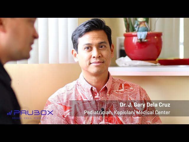 Dr. J. Gary Dela Cruz on Paubox: Seamless Encryption, No Passwords to Remember, Very Easy