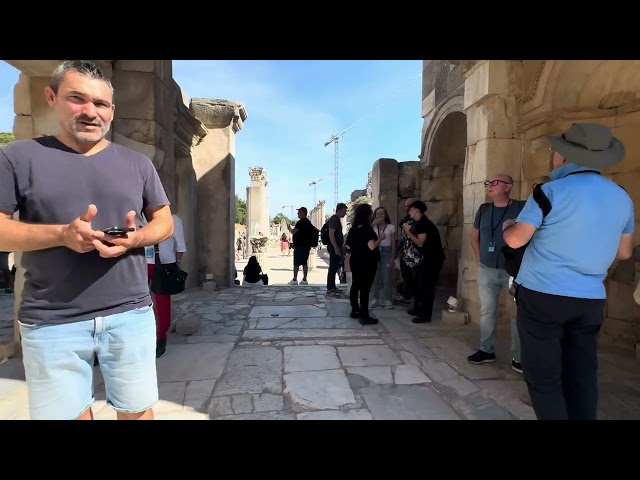 KUSADASI, TURKEY - for Ephesus, cruise ship calls - MARELLA DISCOVERY 