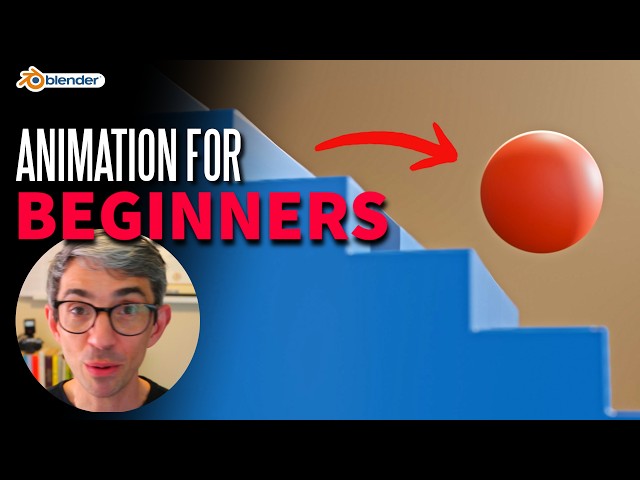 Animation For Beginners / Bounce A Ball Down Stairs