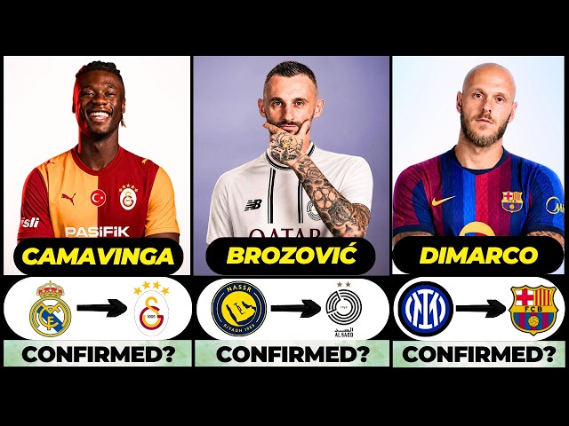 🚨 NEW CONFIRMED TRANSFERS & RUMOURS! 🚨🔥 ft. Brozovic, Camavinga, Dimarco... etc