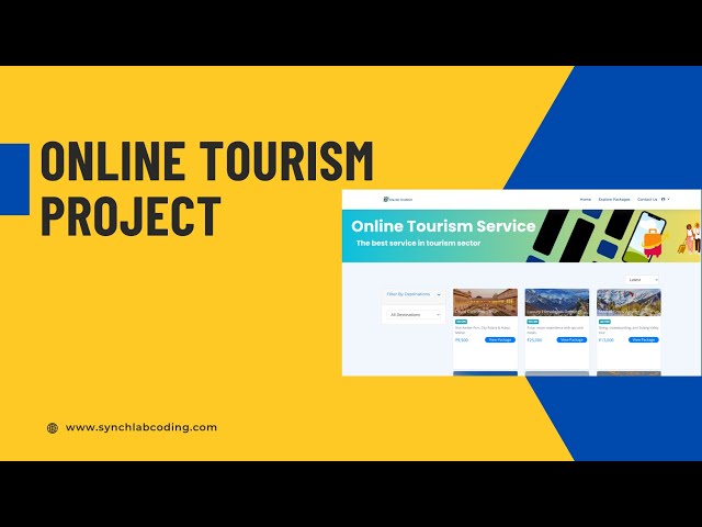 Online Tourism System Project Using PHP and MySQL | Tour & Travel Booking Project