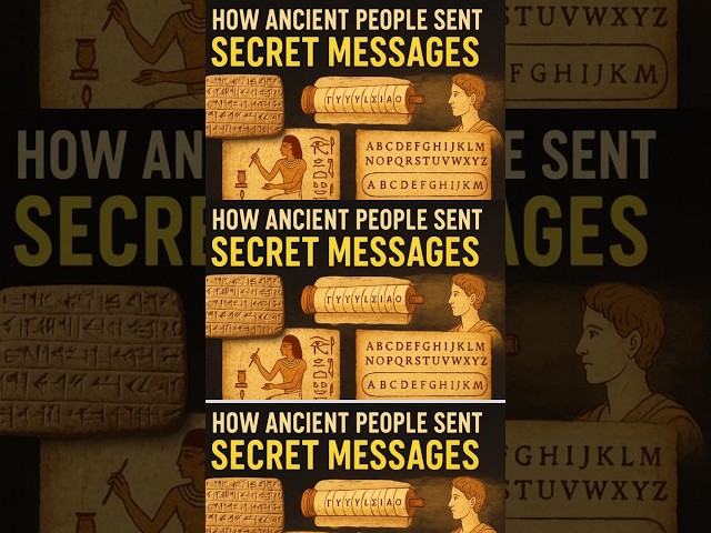 How Ancient People Sent Secret Messages   #history #ancient #people