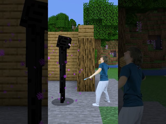 When you accidentally make eye contact with an enderman