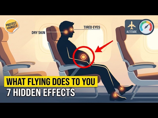 What Happens to Your BODY ON A PLANE — 7 Ways You Get Bloated, Tired & Dehydrated