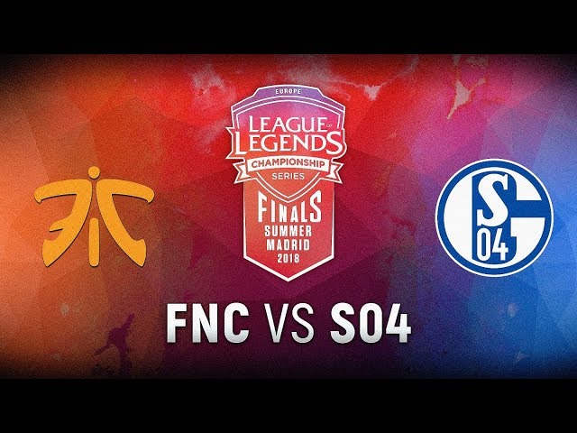 FNC vs. S04 - Finals Game 3 | EU LCS Summer Finals | Fnatic vs. FC Schalke 04 (2018)
