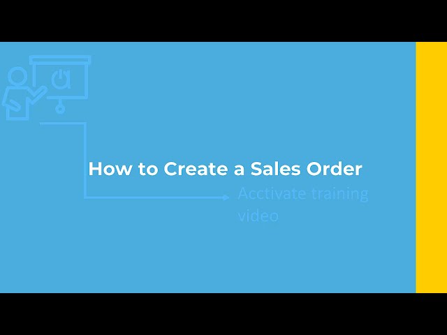 How to Create a Sales Order in Acctivate Inventory Software
