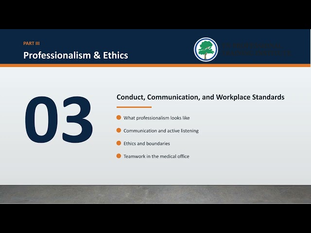 Medical Records, HIPAA, Professionaism & Career Success Module Review
