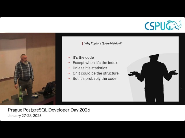 PostgreSQL Query Performance Monitoring for the Absolute Beginner / Grant Fritchey