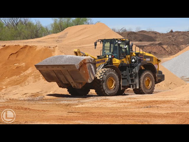 Komatsu WA500 Wheel Loader in Action | Lyle Machinery