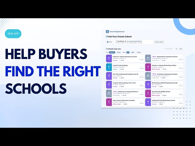 NEW! Free School Search for Your IDX | Dream Neighborhoods