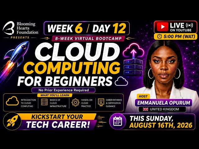 Week 6 Day 12 | Cloud Computing for Beginners | Live Bootcamp