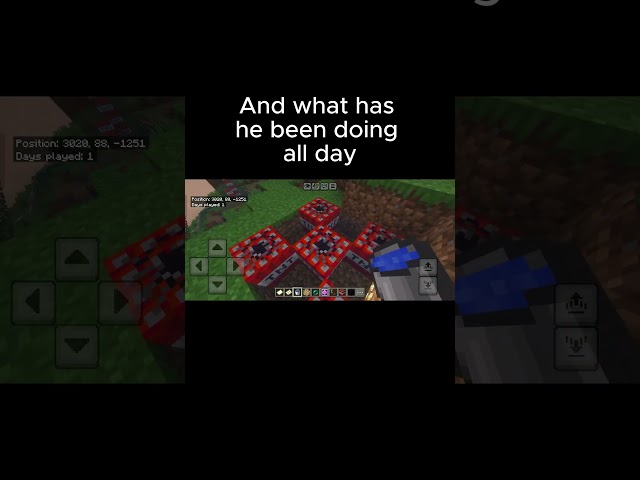 When your brother gets "bored" in Minecraft... 💀🧨