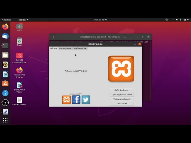 Install  & Configure XAMPP on Ubuntu 20.04 with a PHP program Demonstration | 2022 | learn easy