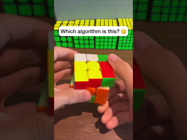 Rubik’s Cube guess the algorithm #cubing #satisfying #algorithm #speedcubing #viral #trending #cube
