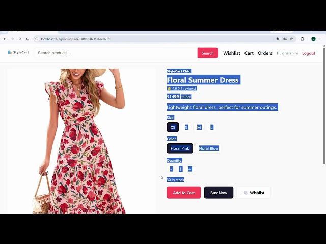 StyleCart – Modern Fashion E-Commerce Platform | MERN Stack Project
