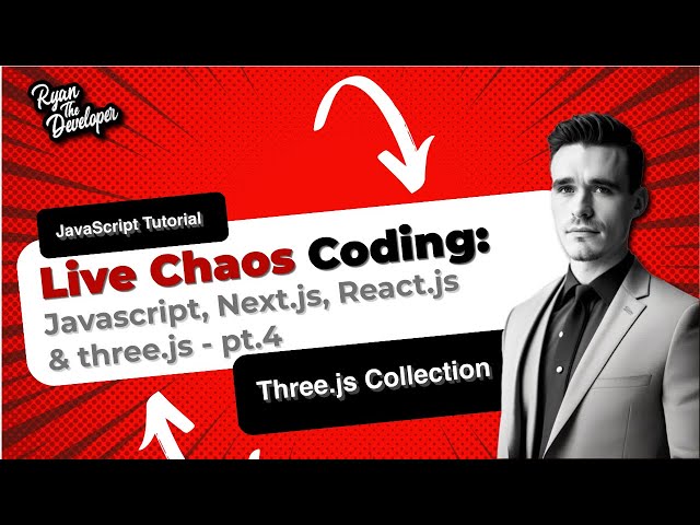 Live Chaos Coding: Javascript, Next.js, React.js & three.js - pt.4
