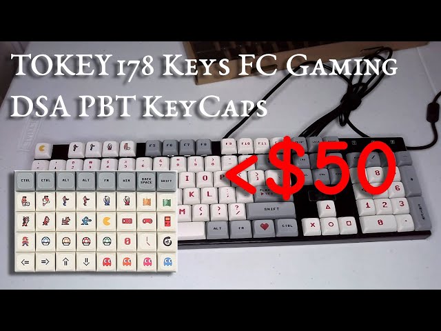 Unboxing EP30: TOKEY FC Gaming, 178 PBT DSA Keycap for less than $50