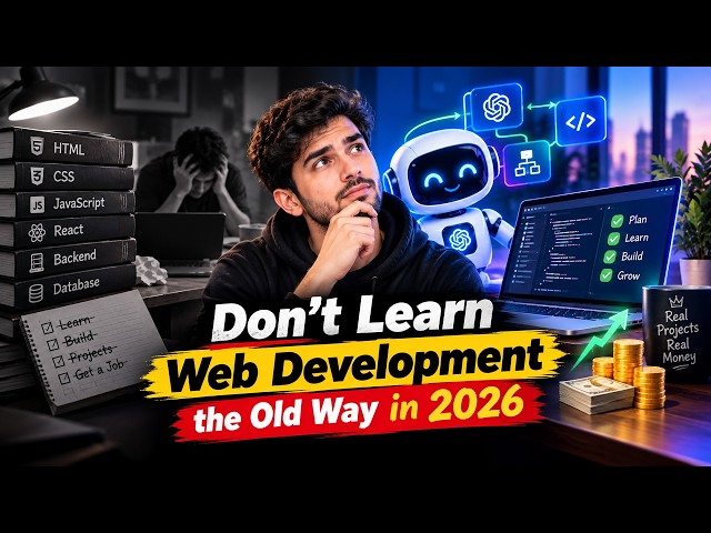 Don’t Learn Web Development the Old Way in 2026 — AI Changed Everything