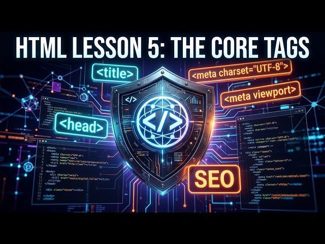 HTML Darslari #5 | Head, Body va Meta Teglar To'liq Qo'llanma