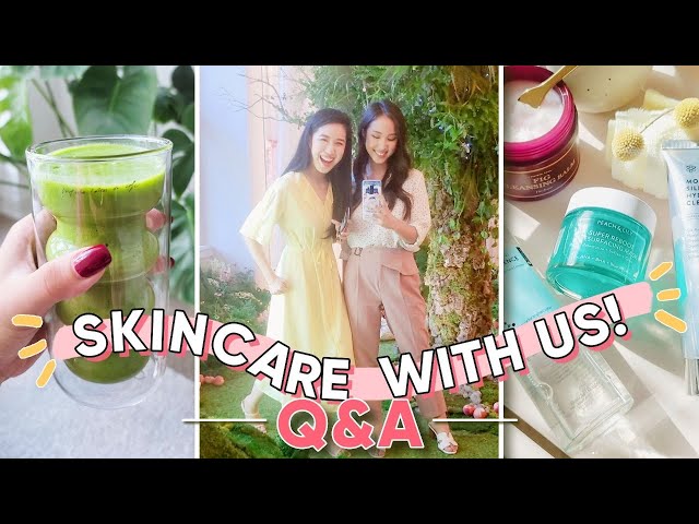 Catch up & skincare with us!! 😌Oily, Combo, Dry Skin Routines 🧧🐯