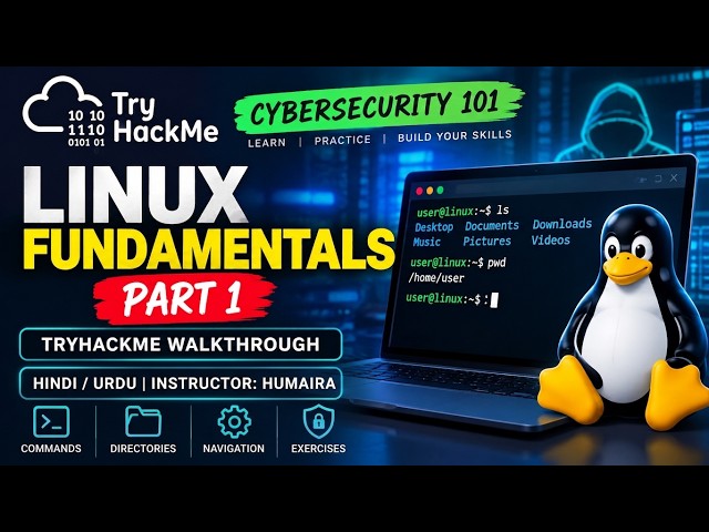 Video 001 | Linux Fundamentals Part 1 | TryHackMe Walkthrough | Hindi/Urdu
