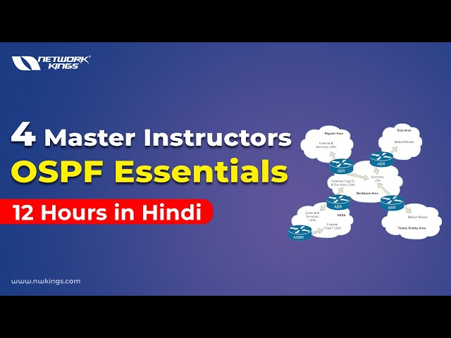 OSPF Hindi (12 Hours) Full Course – Learn Routing Like a Pro!