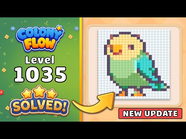 Colony Flow! Level 1035 Walkthrough 🐜 | ABI GAMES Solution & Gameplay 🧩 (New Update)