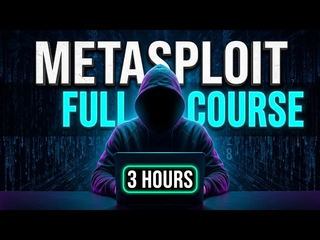 Metasploit Full Course in 3 Hours | metasploit penetration testing