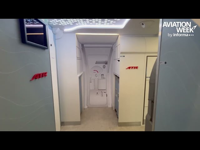 ATR Unveils 3 Class Cabin Mockup